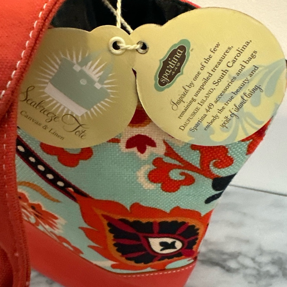 Spartina 449 Daufuskie island waving Girls seabrezze tote NEW WITH TAG - Picture 5 of 15